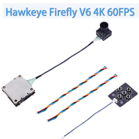 Hawkeye Firefly 4K 60FPS HDR WiFi HDMI / AV 8X DZOOM Camera 170 Degrees lens / RC Remote Contro For RC Model Parts