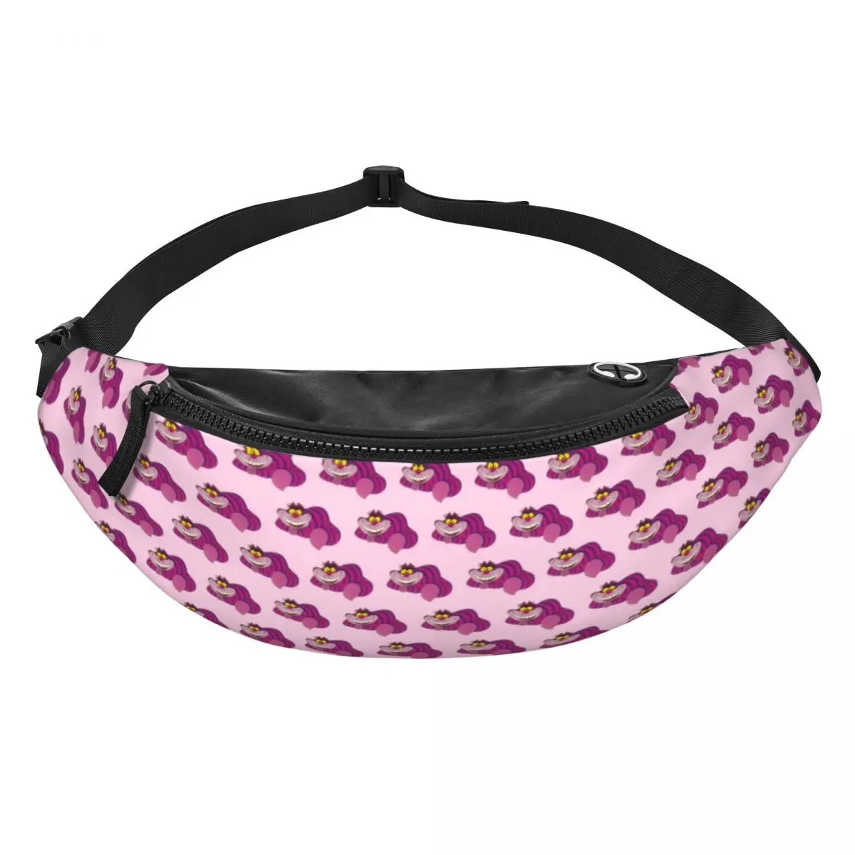 

Custom C-Cheshire Anime Cat Fanny Pack for Women Men Cool Crossbody Waist Bag Travel Hiking Phone Money Pouch