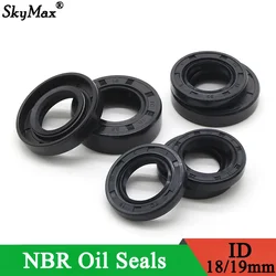 2/5/10pcs ID 18/19mm NBR Oil Seal TC-18/19*28/30/32/35/40/42/45/47*5/6/7/8mm Nitrile Rubber Shaft Double Lip Oil Seals