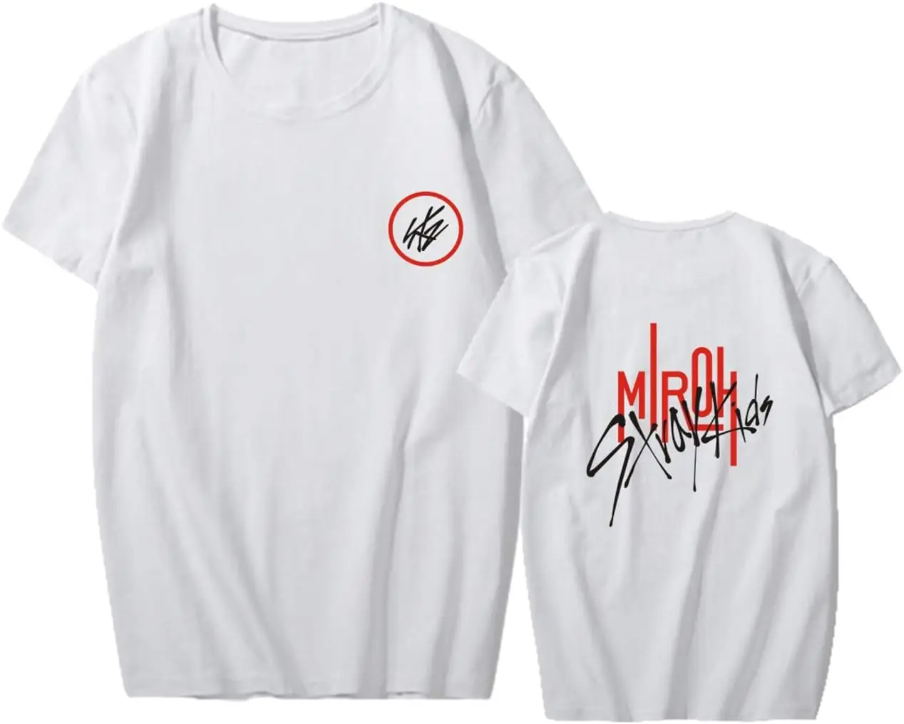 Xkpopfans Kpop MIROH Support T-Shirt Woojin Felix Hyunjin Minho Tee Shirt