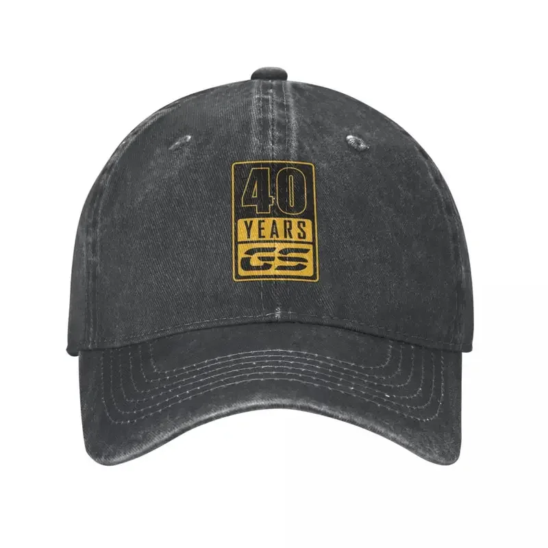 GS 40 Years Motorcycle R1200 Unisex Baseball Caps Distressed Cotton Caps Hat Classic Outdoor Activities Adjustable Headwear