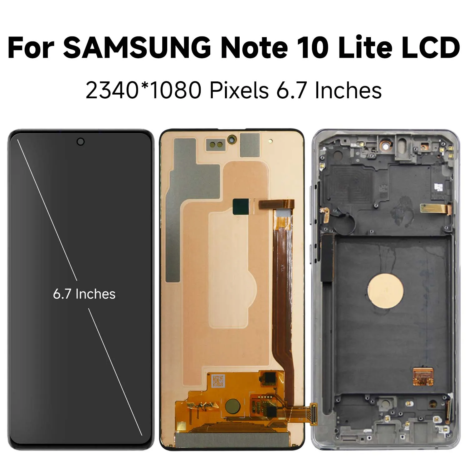 6.7\'\' Super AMOLED For Samsung Galaxy Note 10 Lite Lcd Display Digital Touch Screen For Samsung Note10 Lite SM-N770F Screen