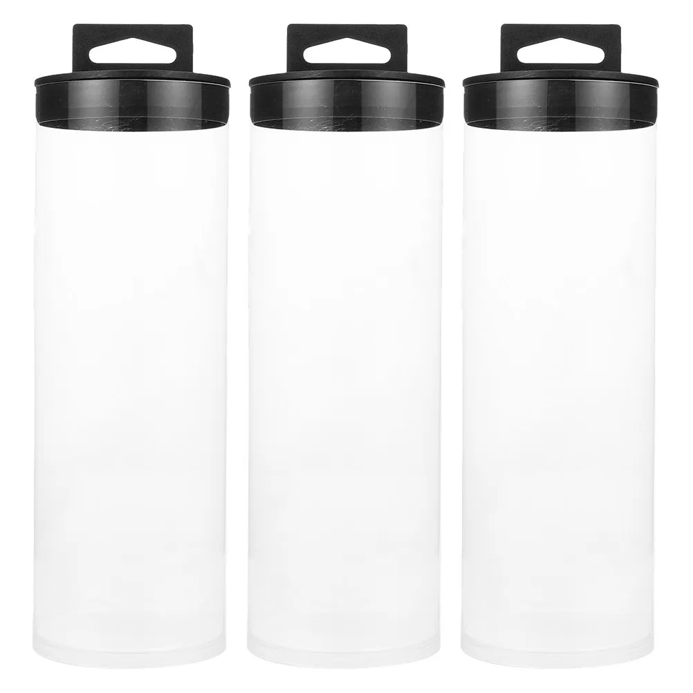 

Держатель для теннисных мячей, 3 шт., прозрачная туба для хранения, пылезащитная крышка для пиклбола, легкий портативный спортивный контейнер для дома