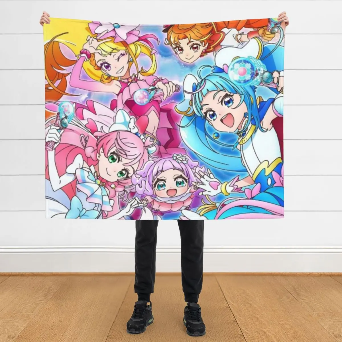

Hirogaru Sky Precure - Cover Post Throw Blanket Thins Winter beds For Baby for sofa Blankets