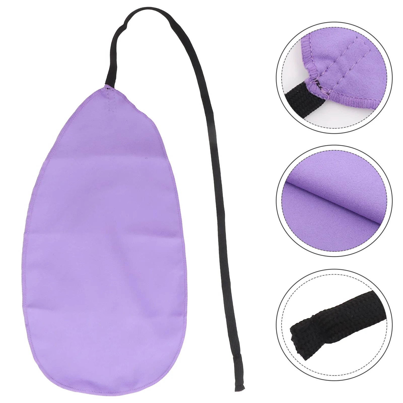 

Saxophone Cleaning Cloth Instrument Three-dimensional Flute Cleaner Accessories Faux Suede Kit