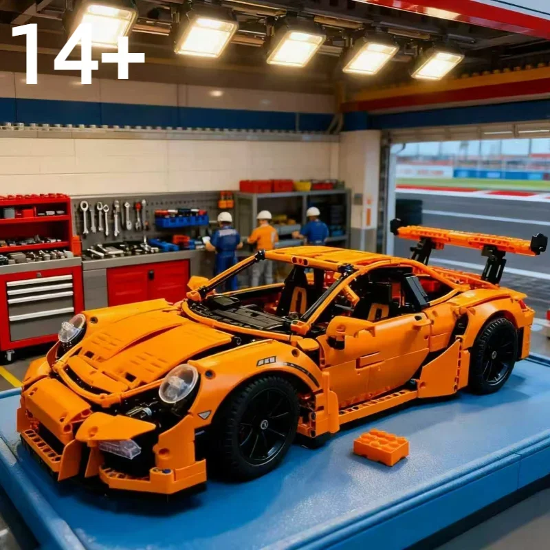 2026 Nieuwe 42056 MOC Bricks GT3 RS Technische Auto Compatibel voor Jongens Geschenken Kinderen Constructor Modelbouwsets voor Volwassenen