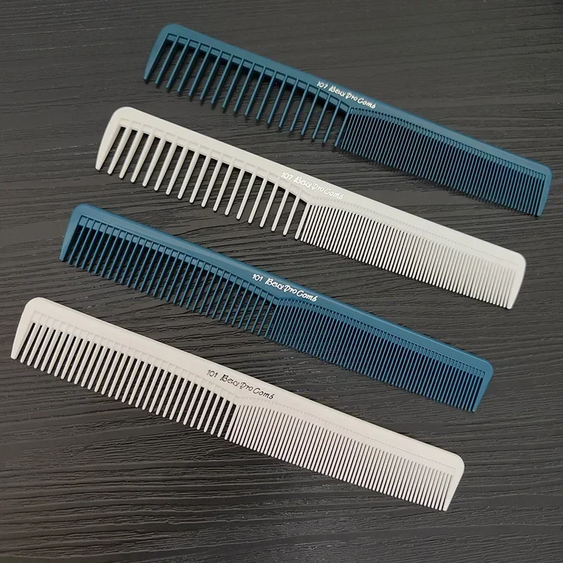 1PC Professionelle Haar Schneiden Kamm Anti-statische Wasserdichte Haar Kamm Feine Breite Zahn Haarschnitt Pinsel Salon Werkzeuge Barber zubehör