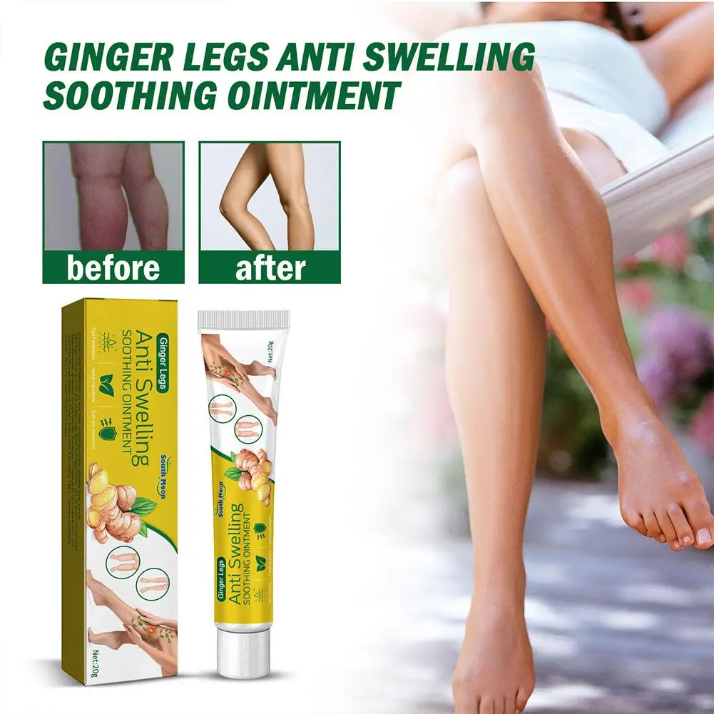 Fingerless Anti Swelling Detox Ointment - Lymphcare Anti Legs Ginger Ointment, Cream Swelling Ginger Anti Swelling Ointment