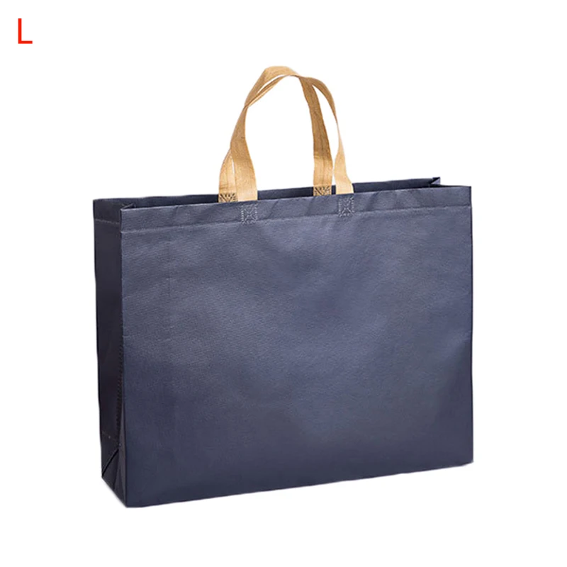 Reusable Foldable Shopping Bag Portable Travel Grocery Pocket Tote Plastic Bag Non-woven Fabric Eco Folding Bag Shopping Pouch