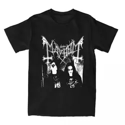 Men Women Mayhem Band Heavy Metal Music T Shirts Accessories Cotton T-shirt Clothing Casual Tees New Arrival