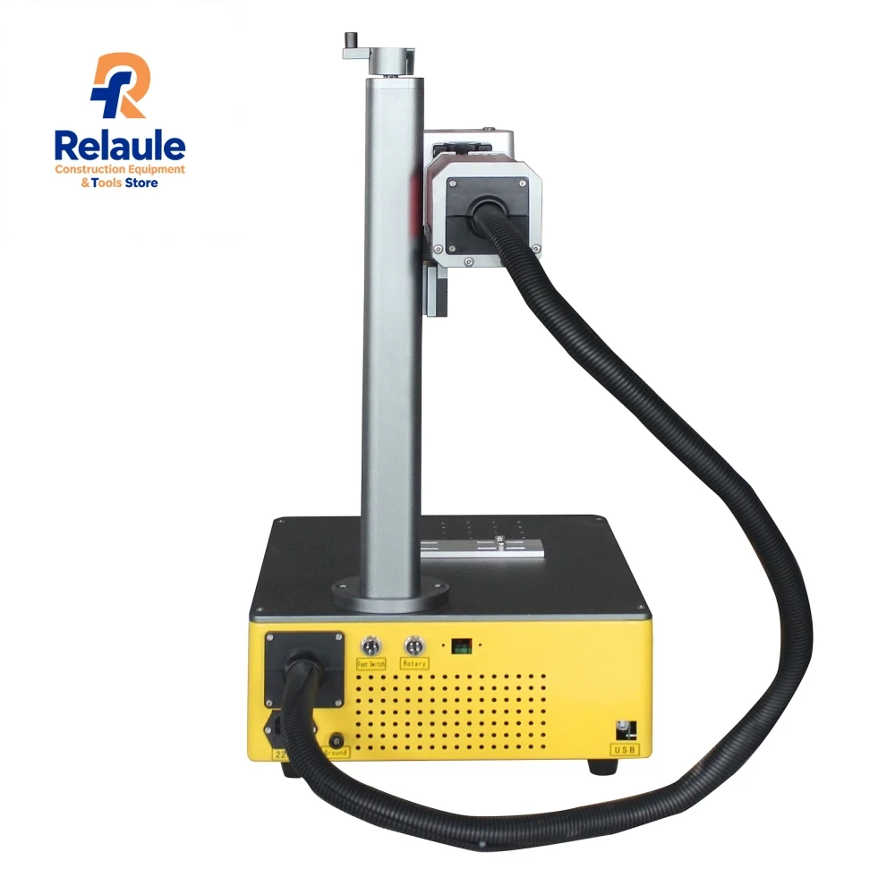 Laser Potente  50W 60W 100W 200W Raycus JPT Mini Desktop 20W Fiber Laser Engraving Marking Cutting Machine for Metal PVC Stuffs