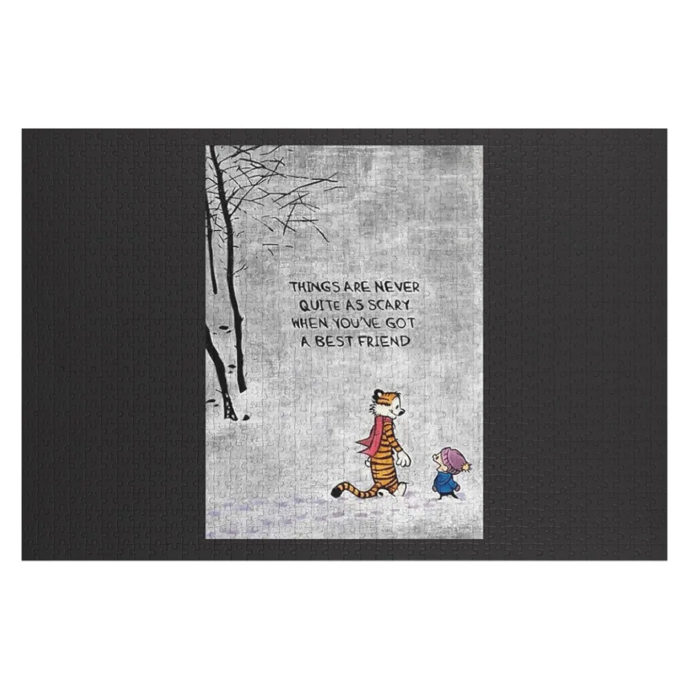 

Пазл-диорама «Кальвин и Хоббс» (9 элементов), персонализированный деревянный пазл для взрослых с фотографией