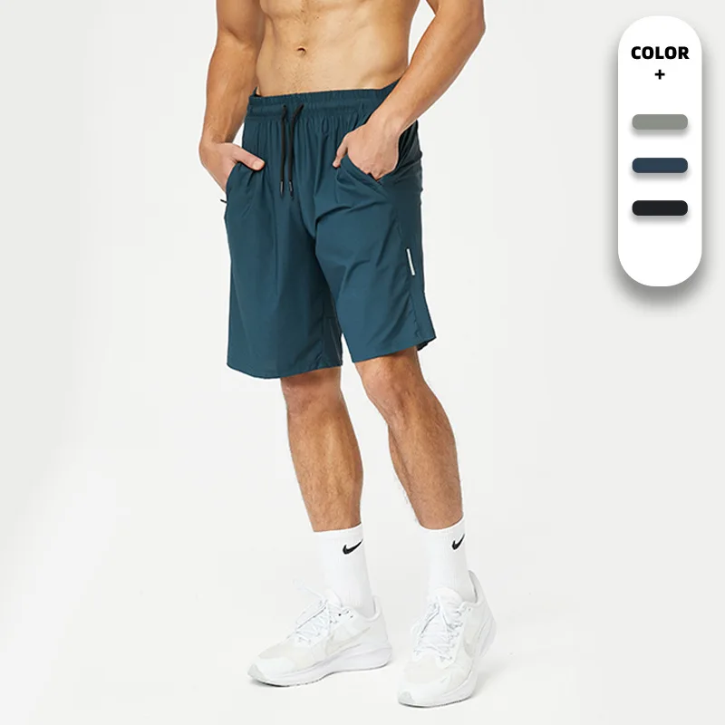 

Woven plaid sports shorts fitness basketball running quick-drying breathable casual training sweatpants