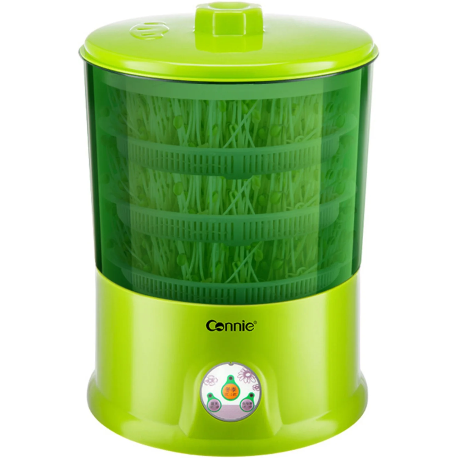 Bean Sprout Machine Electric Seed Germinator Constant Temperature Green Vegetable Seedling Growth Bucket Grain Seed Cultivator