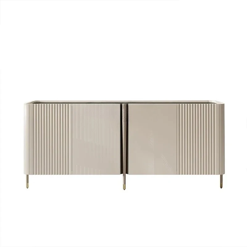 Light luxury stone dining side cabinet Modern simple storage porch cabinet Against the wall Restaurant locker9338