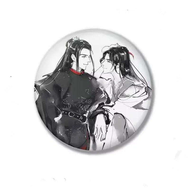 Shan er ling neue Anime Abzeichen Ehren wort wen Kexing Zhou Zishu Cartoon Metall Brosche Männer Frauen Anstecknadeln Schmuck Zubehör