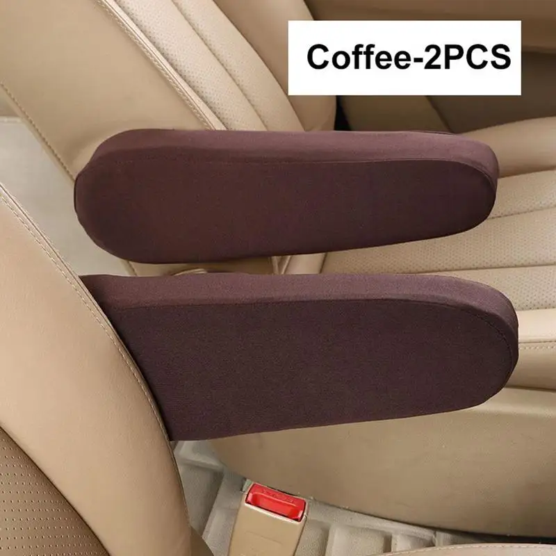 Car Armrest Cover Elasticity Cloth Fabric Car Centre Console Armrest Protector Universal for Car Seats