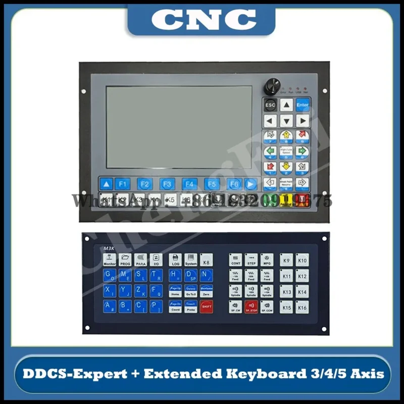 CNC DDCS EXPERT M350 PLC 3/4/5axis ATC motion controller 1mhz G-code extended keyboard replaces Ddcsv3.1 system Cyclmotion