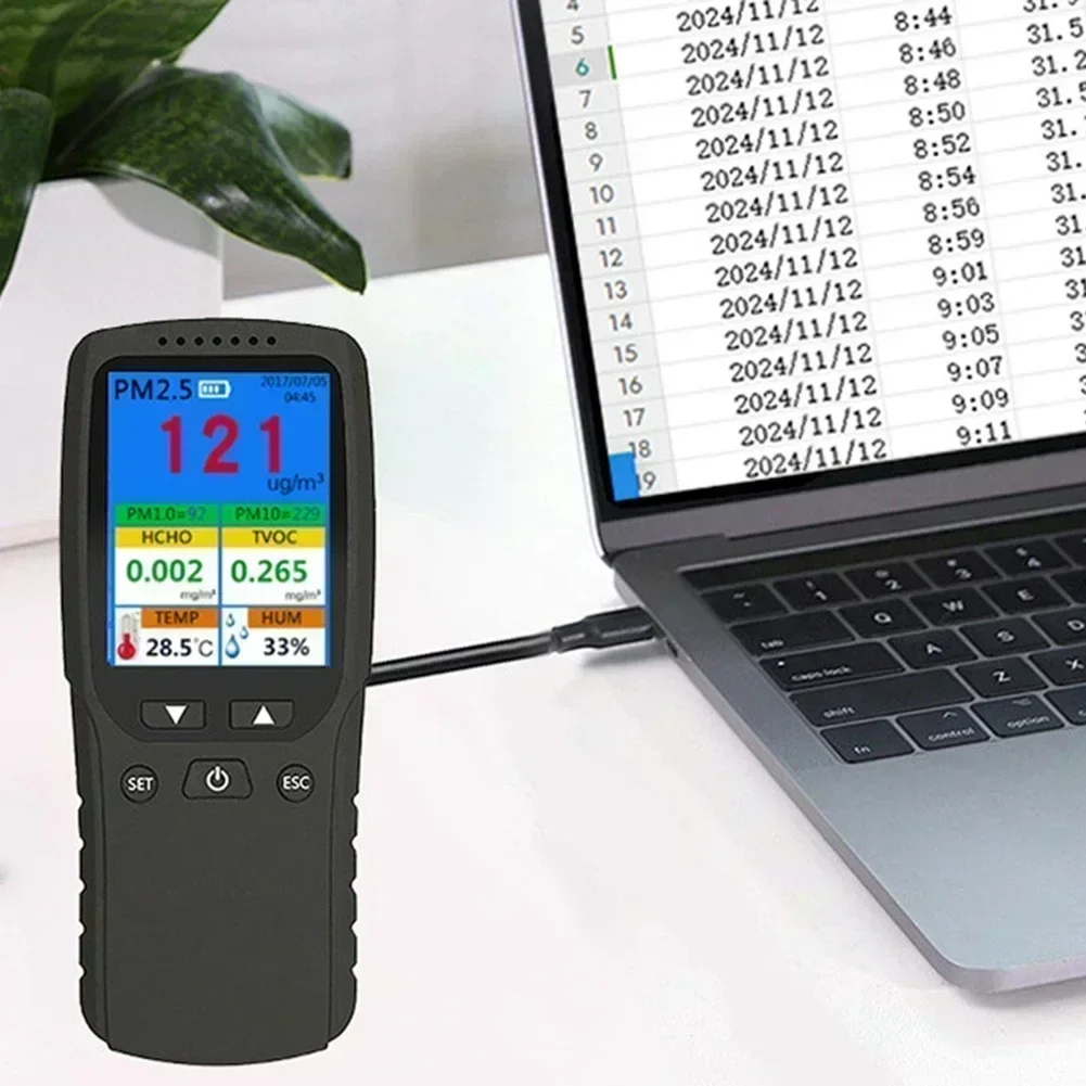 

Детектор формальдегида PM2.5/TVOC/HCHO термогигрометр 1 шт. для измерения тестов аксессуар в наличии