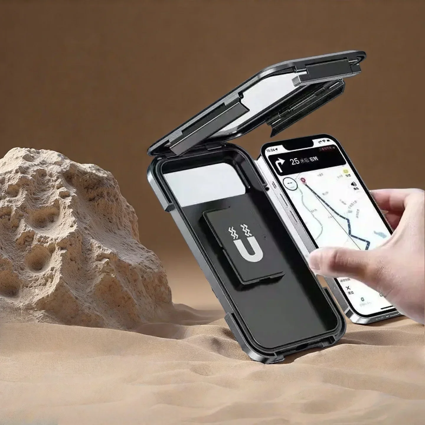 

Waterproof Bicycle Mobile Cellphone Holder Degree Swivel Adjustable Motorcycle Support Universal For iPhone Phone Holder