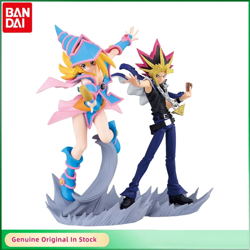 

Bandai Original Yu-Gi-Oh! SENKOUZEKKEI Dark Magician Girl YAMI YUGI Duel Monsters Action Figures Model Collectible Toys