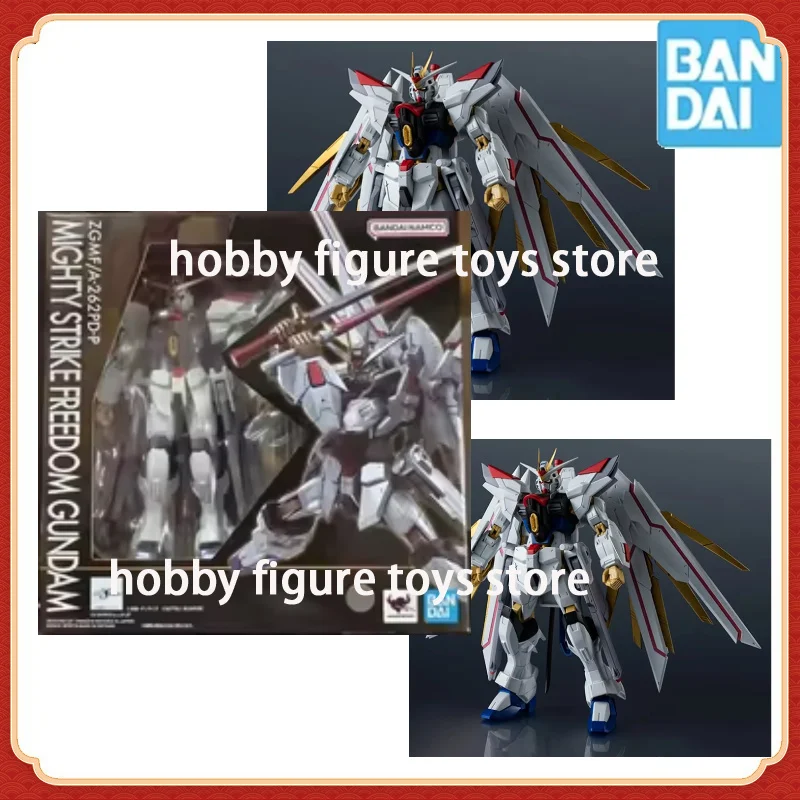 Figurine d'action finie, modèle de collection, jouet original Bandai GUNDAM UNIVERSE ZGMF/A-262PD-P MIGHTY STRIKE FREEDOM