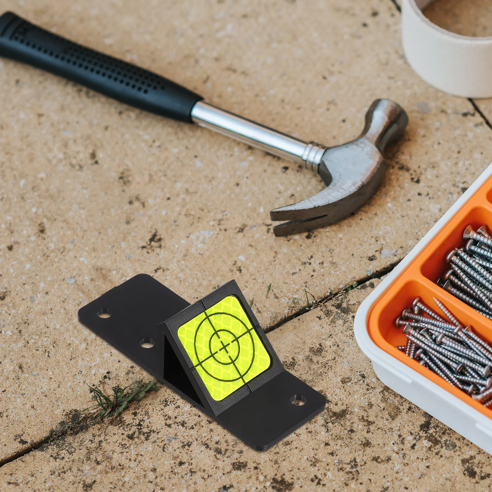 منشور بلاستيكي صغير عاكس 45 درجة هدف مسح لمحطة المجموع بمناسبة نقطة عاكس المنشور قياس دقيق