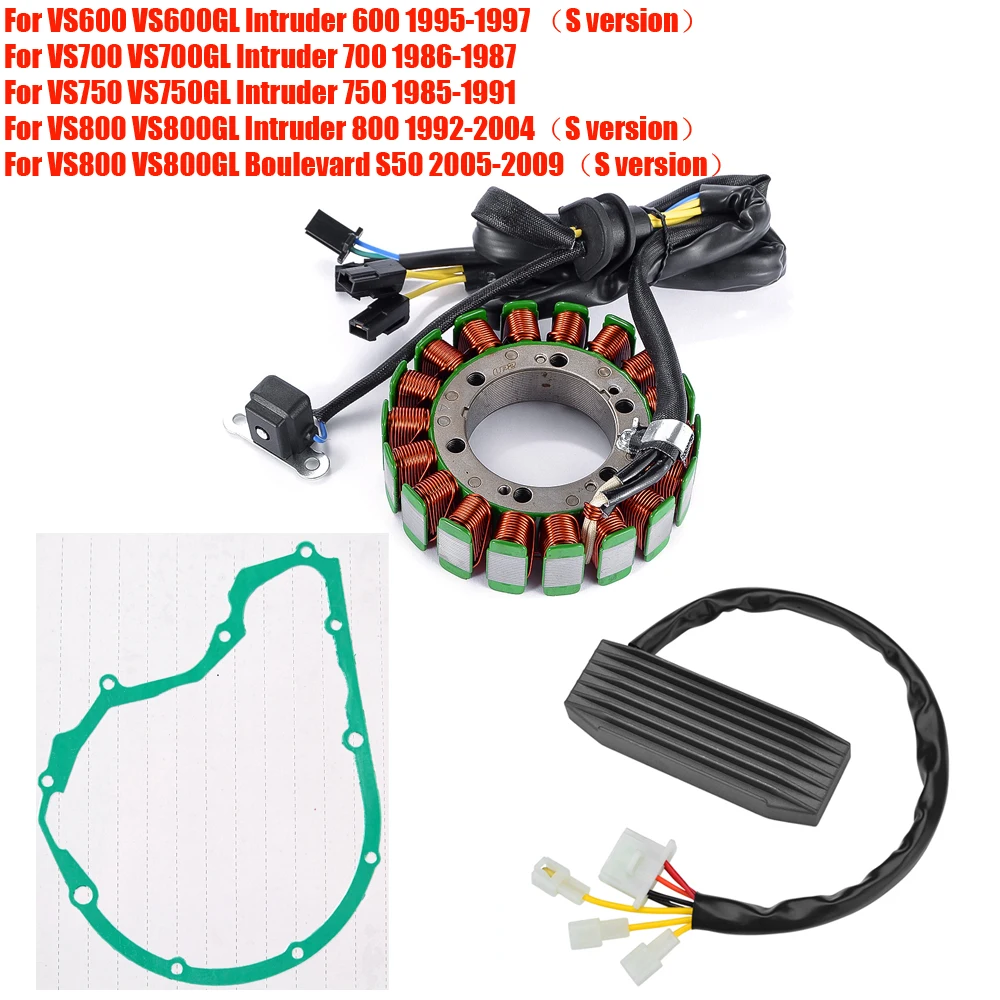 VS600 VS700 VS750 VS800 Regulator Rectifier Stator Coil For Suzuki VS600GL VS700GL VS750GL VS800GL VS 800 Intruder Boulevard S50