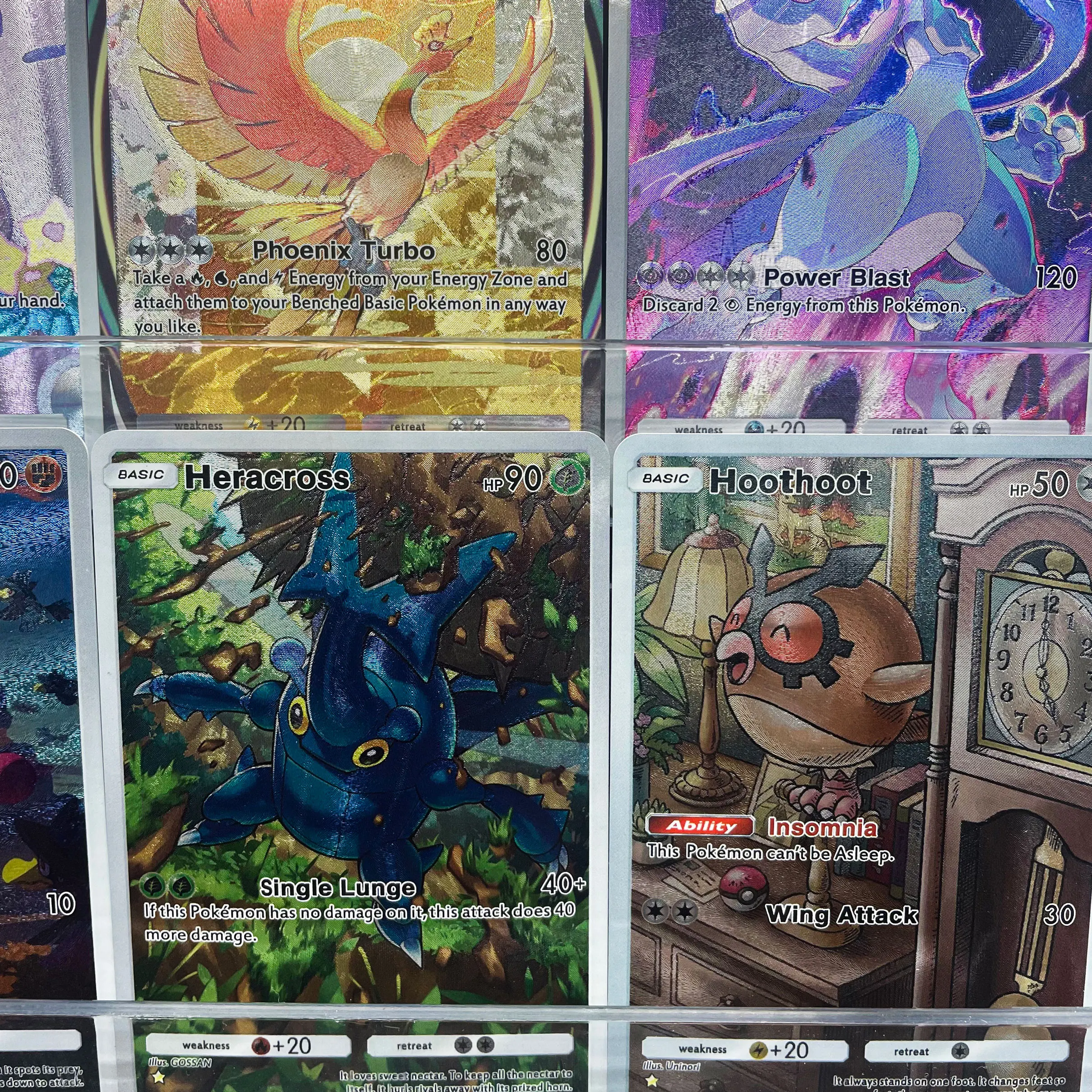 Cartão de coleção de bolso ptcg, 21a instalação, inglês, amharos cleffa blissey mewtwo, textura em relevo, cartão flash, presente para crianças