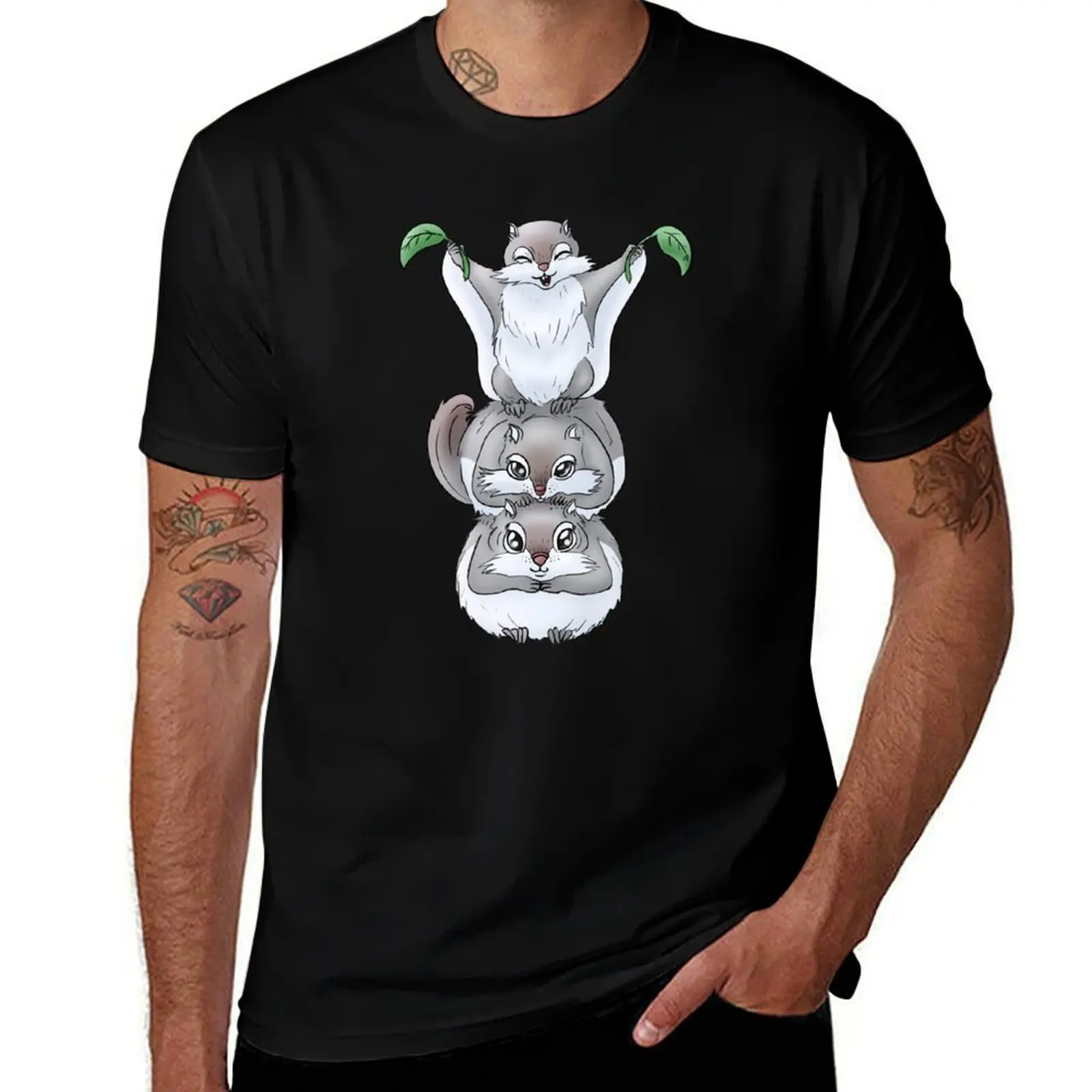 

Stack o' Squirrels! T-Shirt Independence Day Short Sleeve T-Shirt