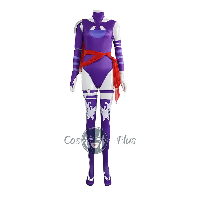 

Rivals Psylocke Disguise Jumpsuit Cosplay Costume Fantasia Women Fantastic Fourth Luna Snow Outfits Halloween Clothes Roleplay