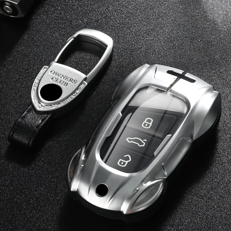 

Metal Car Remote Key Cover Case Holder Shell Fob For VW Volkswagen Golf 8 Teramont Viloran ID.3 ID4X ID6X Passat Polo Tiguan