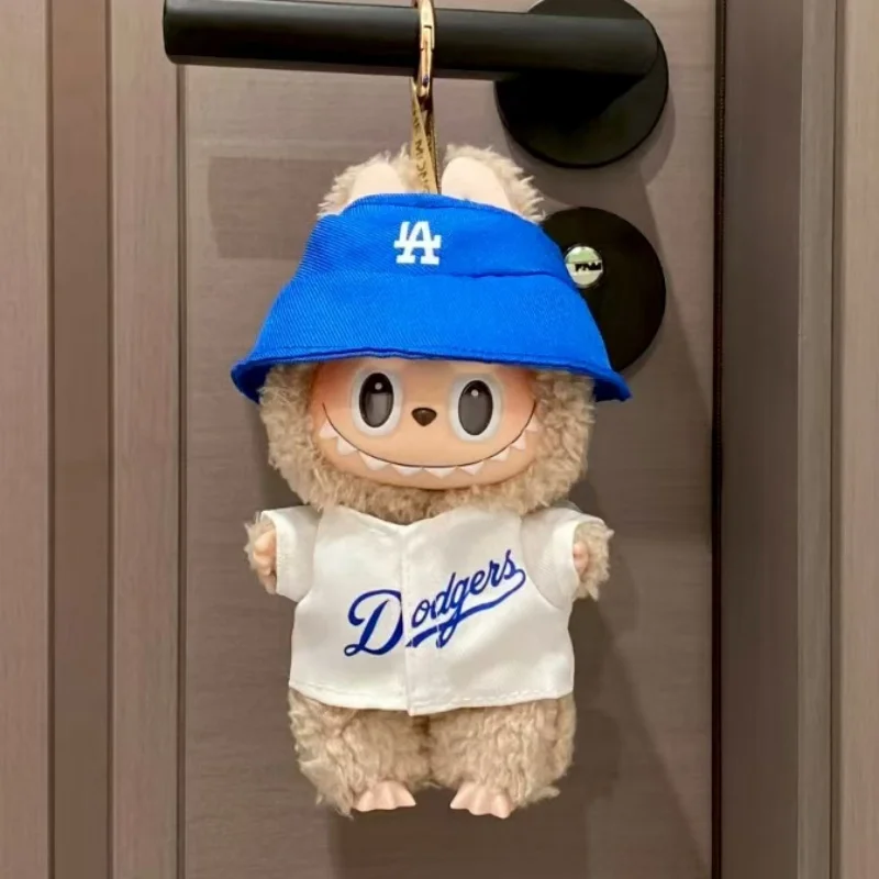 Voor Labubu/Crybaby/Nick 15 17 cm Pop Sport LA Baseball Pak Outfit Kleding Trend T-shirt Cargo Broek Ropa Kleding Accessoires