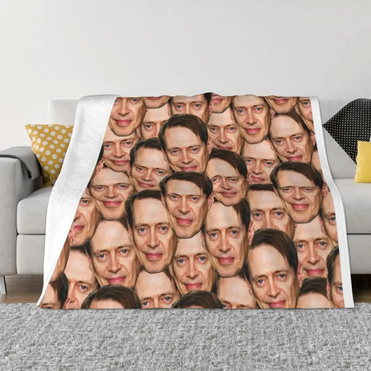 

Steve Buscemi trending Head Design Throw Blanket for winter Vintage Heavy Blankets