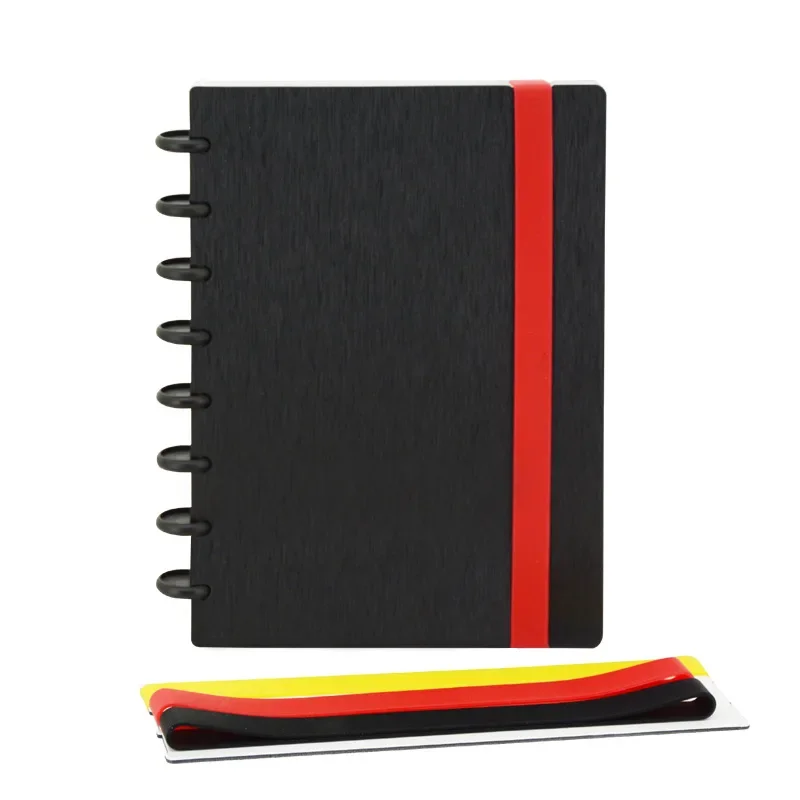 Fromthenon Candy Color A5 Notebook Elastic Band Planner Multifunctional Silicone Strap Portable and Easy To Use Office Supplies