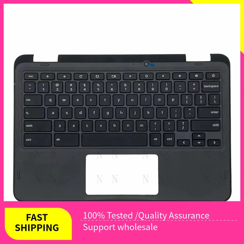 

Y FOR New DELL Chromebook 11 3100 Palmrest Cover Shell Keyboard 2 in 1 0WFYT5 WFYT5