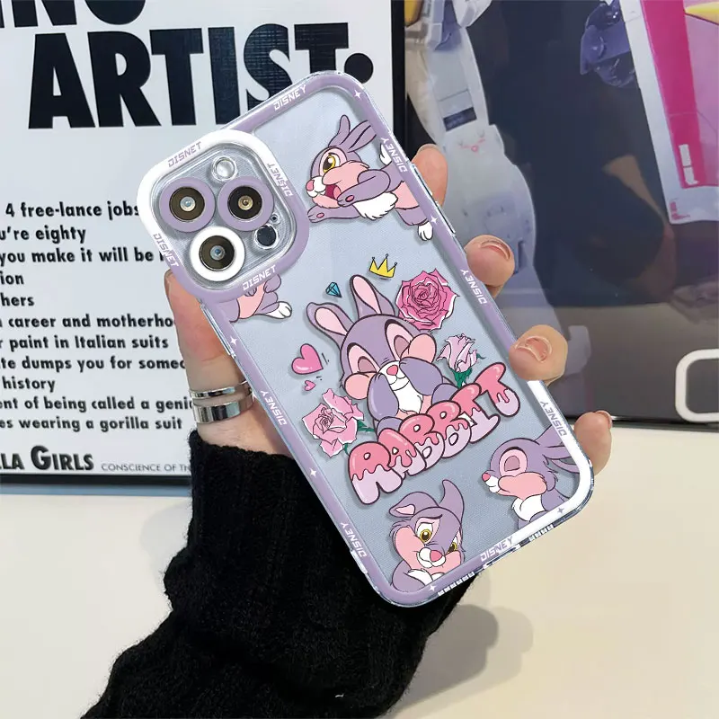 เคสการ์ตูนดิสนีย์แบมบี้สำหรับ Honor X8 4G X9a 5G 90 Lite X8 X8a ใสดูหรูหราปลอกซิลิโคน