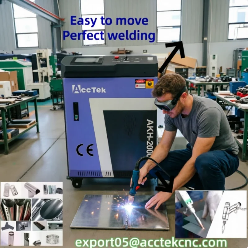 NEW Automatic Handheld Laser Welding & Cleaning Machine 2KW 3KW 6KW Intelligent Control Metal Welder with Smart System