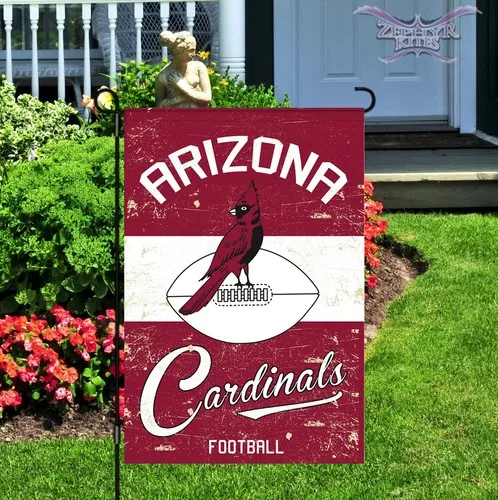 Vintage Arizona Cardinals garden flag 12