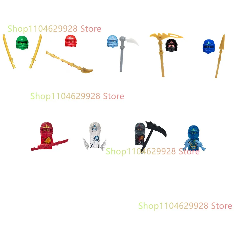 Anime Cartoon TV Speelgoed Ninja Jay Lloyd Kai Zane Nya Cole Harumi Figuren Bouwstenen Speelgoed Bricks Model Kinderen Verjaardagscadeautjes