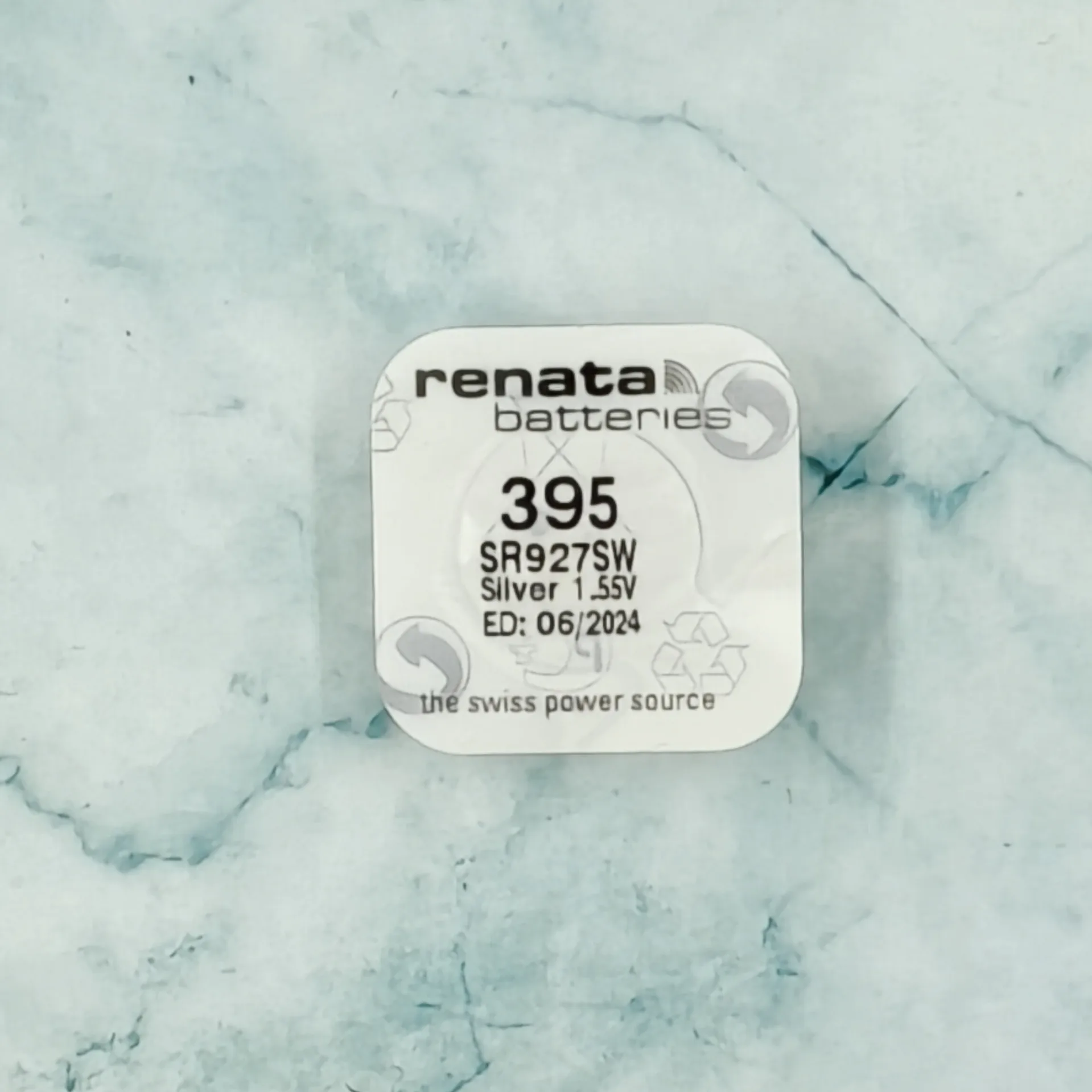 100Xrenata أكسيد الفضة ووتش البطارية 395 SR927SW 927 1.55V 100% الأصلي العلامة التجارية ريناتا 395 ريناتا 927 بطارية