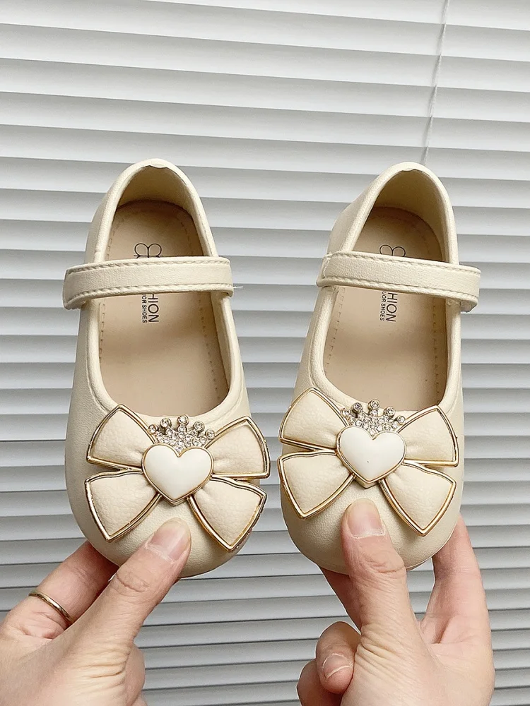 

Girls' summer bow love knot sandals princess style foreign style lady breathable sandals