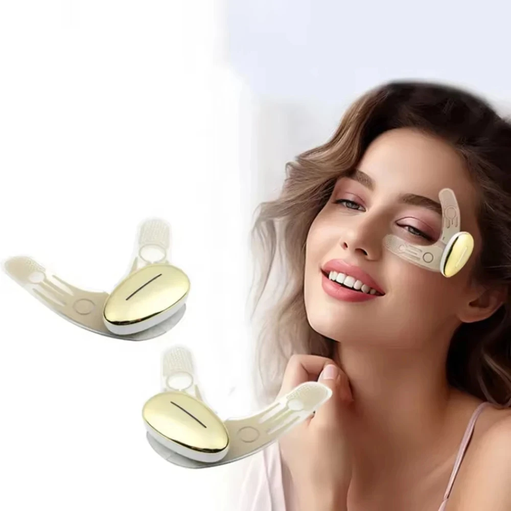 EMS Microcurrent Eye Massager Portable Rechargeable Beauty Device Skin Lift & Firm Fade Fine Lines & Dark Circles Eye Care Patch