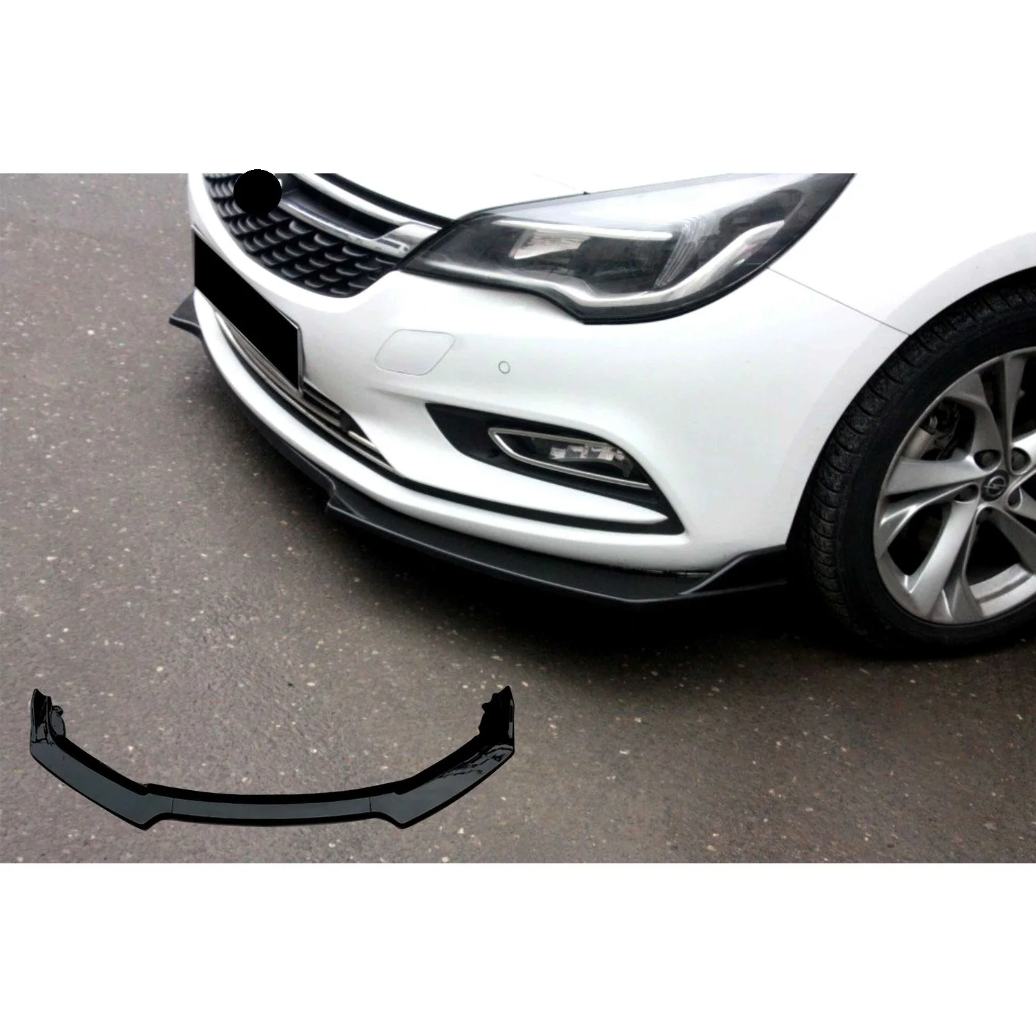 For Opel Astra J-Case Front Bumper Attachment Spilitter Universal Front Lip Car Styling Auto Accessory 3 Pcs Body kit