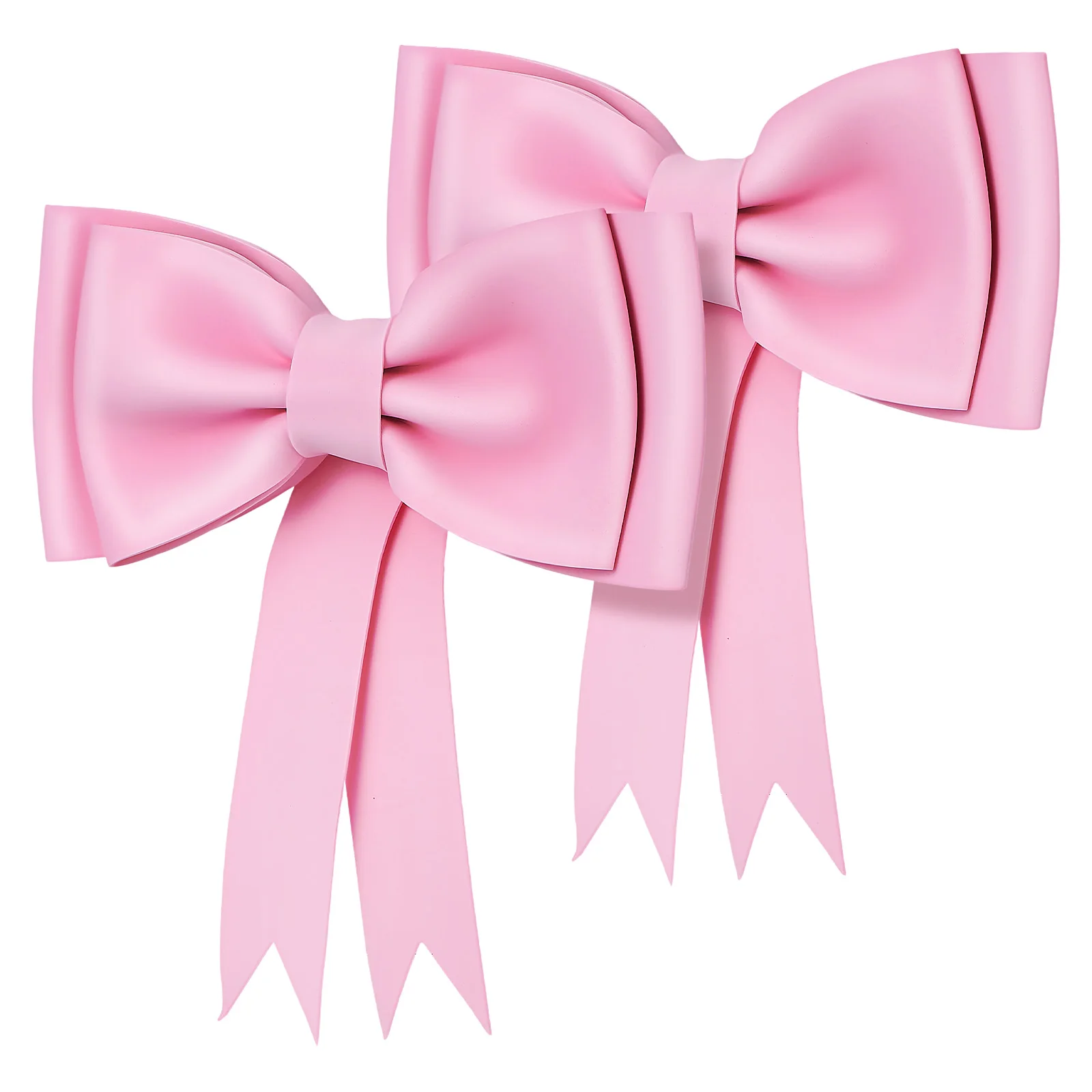 

2 Pcs Bow Cake Decorations EVA Material Birthday Wedding Cupcake Topper Bow Princess Toppers Large Bows for Cupcake