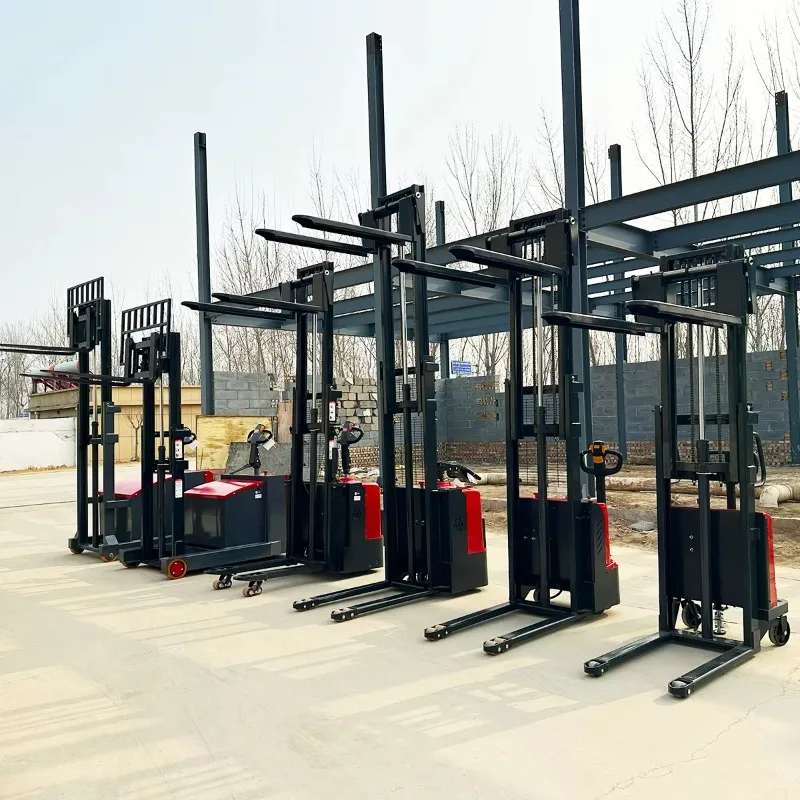 ISO CE Electric Stacker Manufacturer 1500kg 1800kg 1t 1.5t 48V Battery Powered for Factory Material Handling