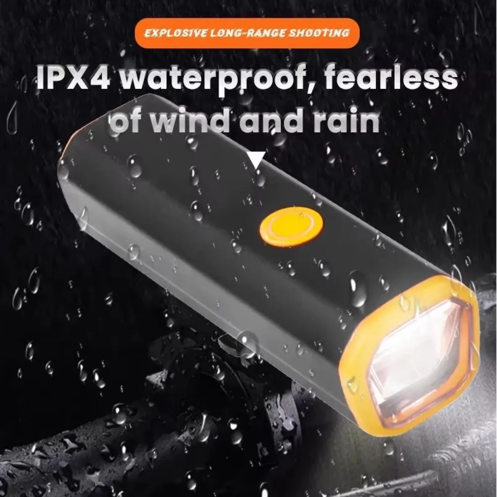 

Portable Aluminum Alloy Mountain Bike Light Ultra Bright Waterproof Bike Front Light U-Shaped Beam Cycling Lamp Rainproof Use