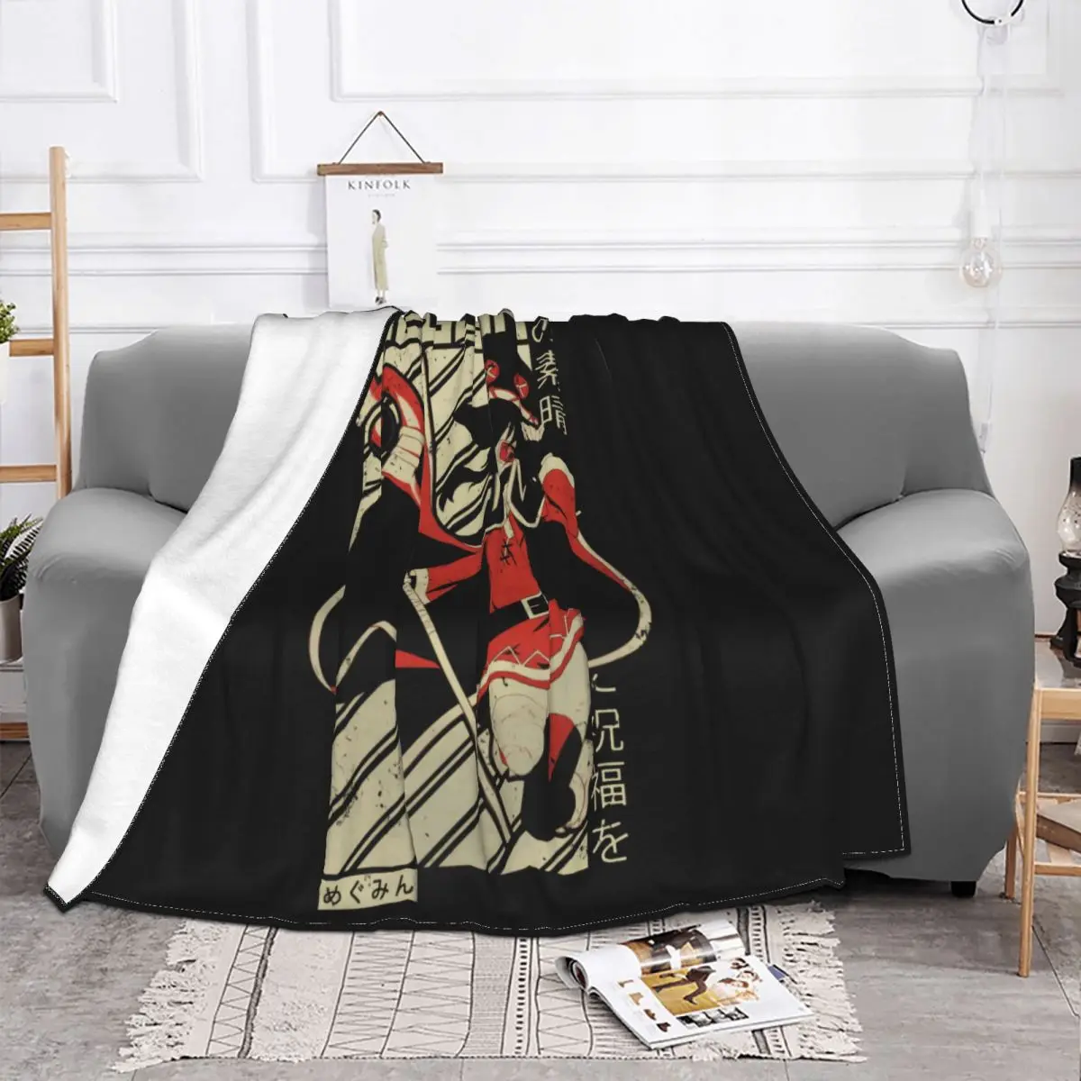 Megumin ' Kono Subarashii Anime Swea Megumin Konosuba Arch Wizard Kono Su Throw Blanket