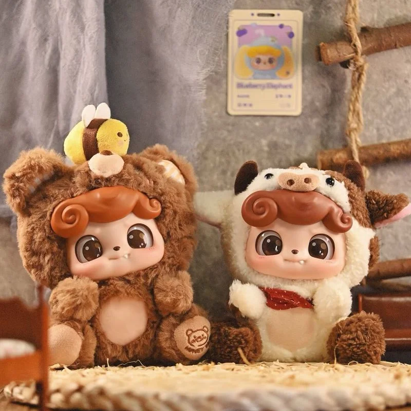 

100% натуральная серия Q Bao для детского сада, слепая коробка, милая виниловая кукла, кулон, модный игровой кавайный орнамент, подарки на день рождения