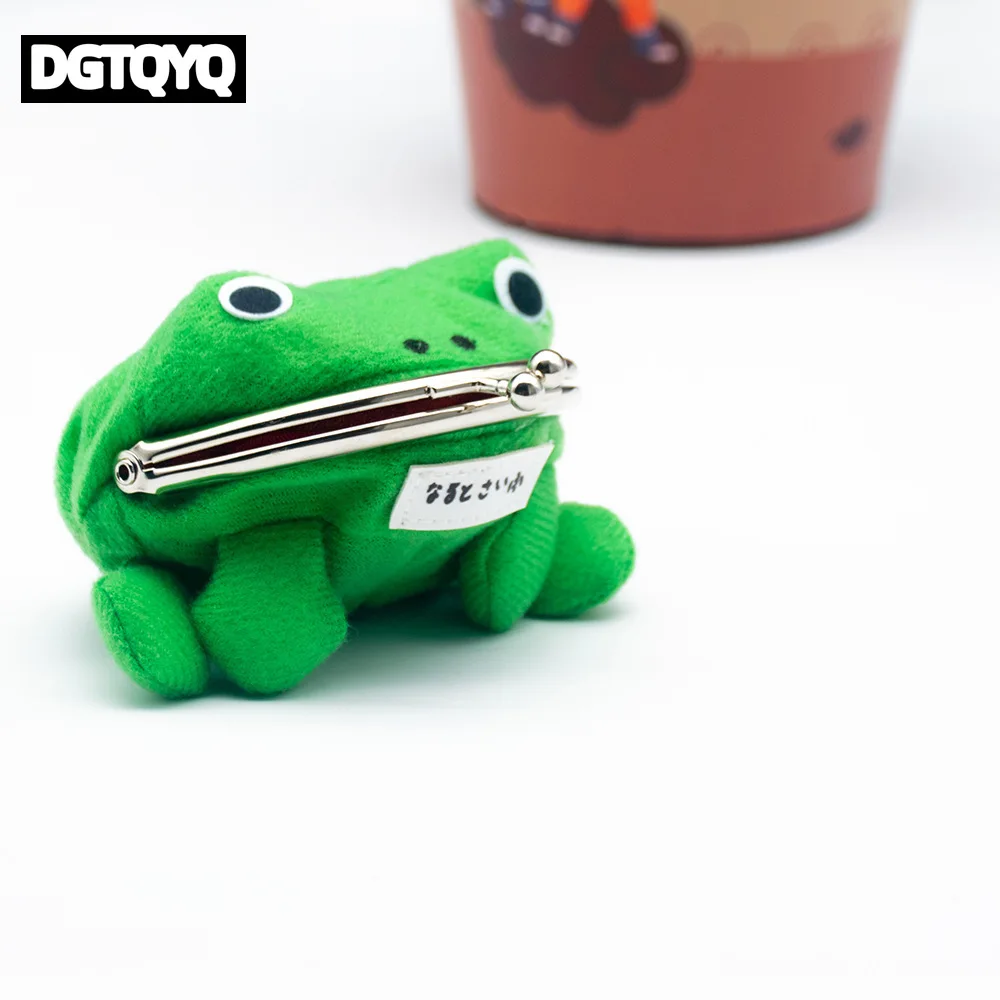 Women's Wallet Frog Mini Purse Small Bag Coin Pouch Woman Wallets Holders Luggage Bags Anime Frog Wallet Coin Purses Key Chain